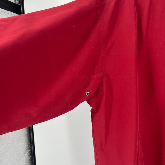 Case Popover Dark Red Light Jacket Shirt V Neck Unlined NEW NWT Men's Large - Picture 7 of 9